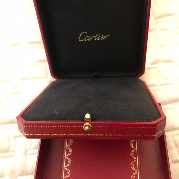 CARTIER 18K White Gold Diamond Heart Double C Pendant Necklace - Picture 10 of 12